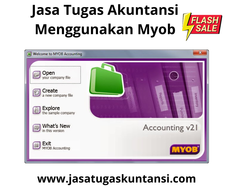 jasa tugas akuntansi menggunakan Myob